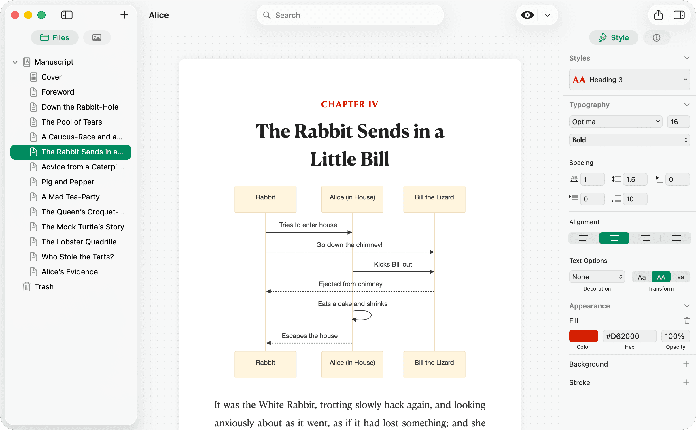 Pinery PDF preview and design mode